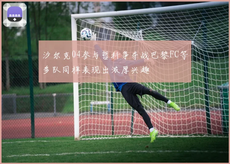 沙尔克04参与哲科争夺战巴黎FC等多队同样表现出浓厚兴趣